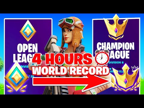 Ho FATTO il RECORD del MONDO per arrivare in LEGA CAMPIONI!