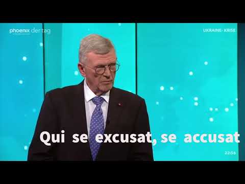 Russland Ukraine Konflikt 2022 erklärt von Nato General a.D. Egon Ramms mit Latein