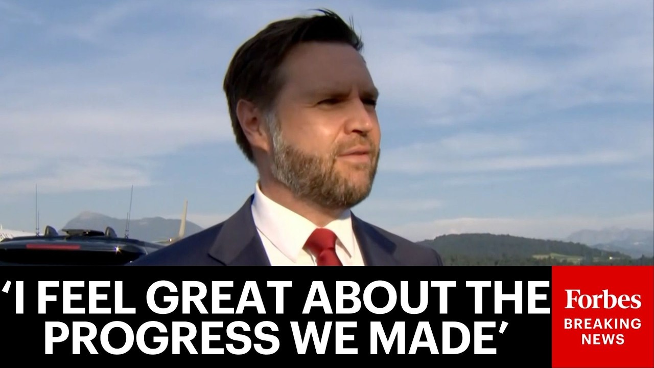 Video | BREAKING: VP JD Vance Speaks With Reporters About Iran Peace Talks Ahead Of Switzerland Departure