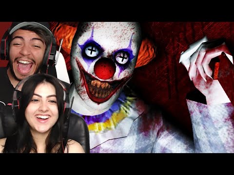 (Games EduUu) TERROR BUGADO COM PALHAÇOS! - Fear of Clowns | REACT