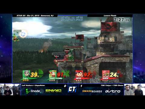 KTAR XII - Dapuffster + Keitaro vs Tokyo + Chaos - Loser's Finals - Smash Wii U