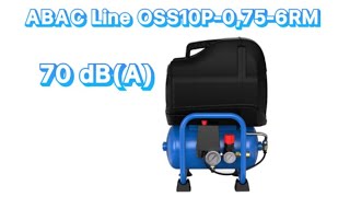 ABAC Line OSS10P-0,75-6RM odhlučněný bezolejový kompresor 0,75kW