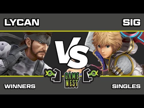Game Nest Smash It Up: Lycan (Snake) vs Sig (Shulk) - Winners Round 2