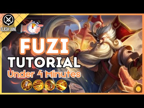 4-Minute Fuzi Tutorial in Clash Lane || (HoK S8) 2025