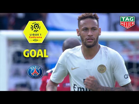 Goal NEYMAR JR (53' pen) / EA Guingamp - Paris Saint-Germain (1-3) (EAG-PARIS) / 2018-19
