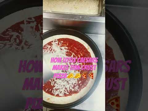 How Little Caesars Makes Thin Crust Pizza🍕🍕🍕🧀🧀🔥