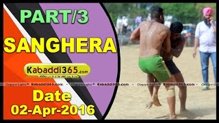 (1) Sanghera (Barnala) Kabaddi Tournament 2 April 2016
