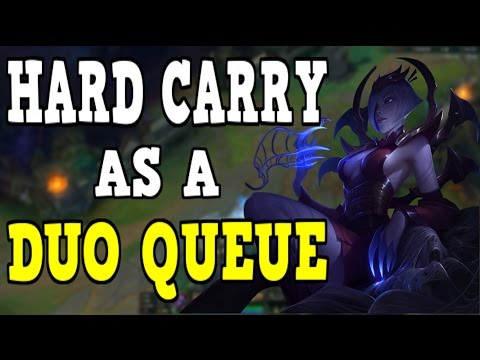 HOW TO HARD CARRY AS A TOP AND JUNGLE DUO QUEUE! $100 RP GIVEAWAY!!