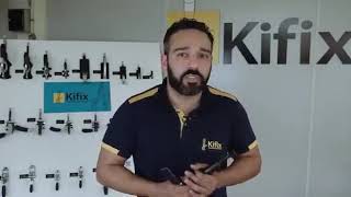 Este novo grampo da Kifix tem como vantagem a haste giratória que proporciona uma fixação rápida em 