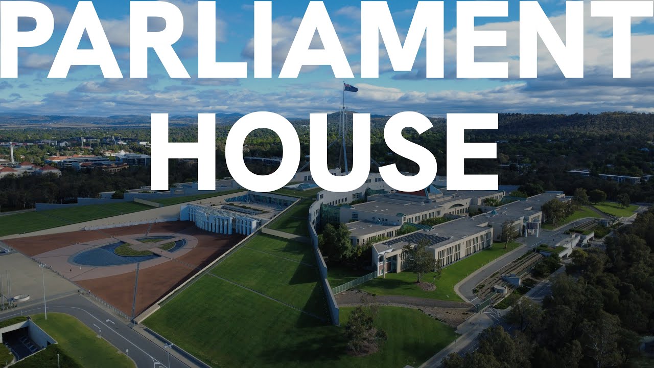 Behold the fascinating aerial vistas of Parliament House.