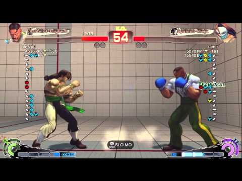 Jinzou (Dudley) vs uenis (Vega) AE2012 Endless Matches *720p HD*