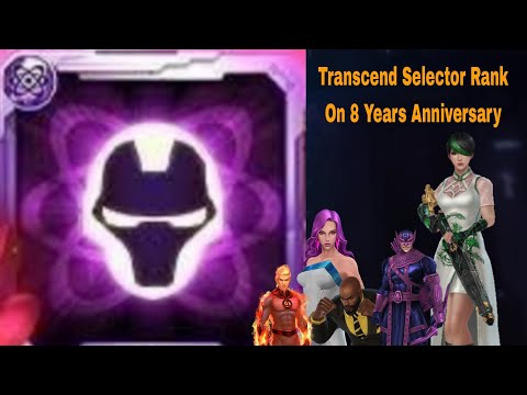 Transcend Selector Rank Guide On 8th Anniversary 2023 - Marvel Future Fight