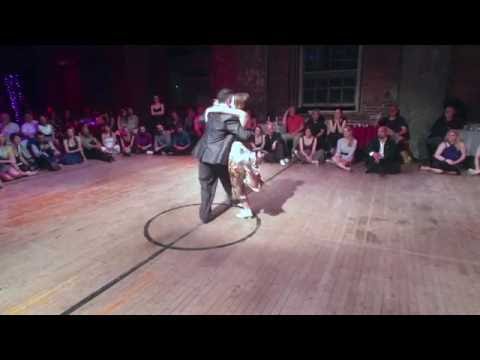  Marisol Morales  and  Alejandro Larenas  are  dancing  at  Philadelphia International Tango Festival  in  2016
