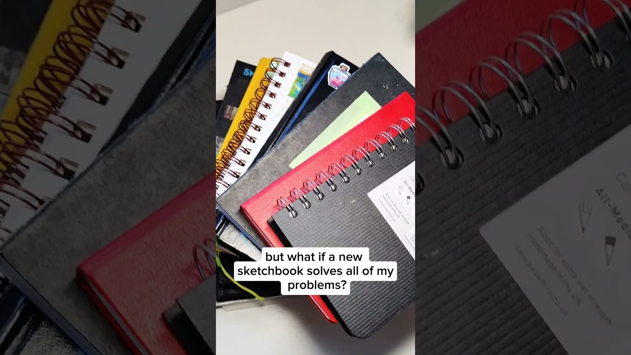 Note to self: Do NOT buy any new sketchbooks... 👀  #art #sketchbook  #drawing #artandcraft