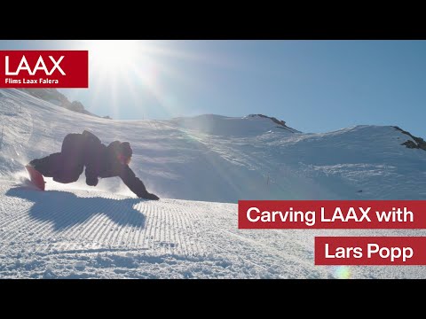 Carving the slopes of LAAX on a very early morning | Following Lars