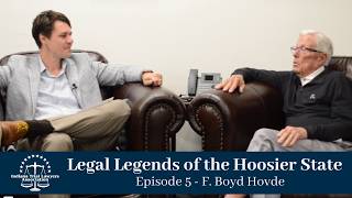 Legal Legends of the Hoosier State - F. Boyd Hovde