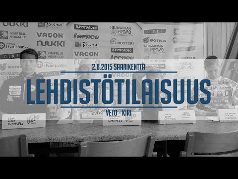 2.8.2015 Veto - Kiri lehdistötilaisuus