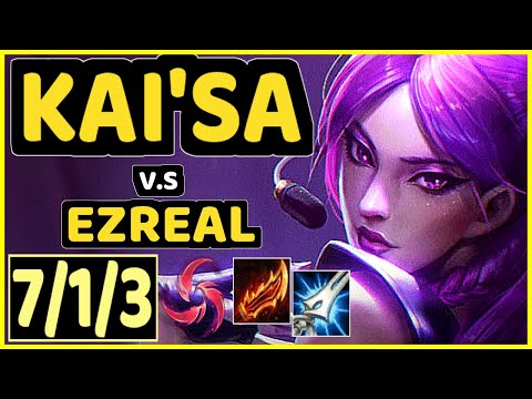 LUGER (KAI'SA) vs EZREAL - 7/1/3 KDA BOTTOM ADC CHALLENGER GAMEPLAY - EUW
