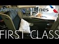 American Airlines FIRST CLASS Transcon A321T ...