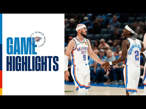 OKC Thunder vs Charlotte Hornets | Preseason | Game Highlights | October 9, 2025