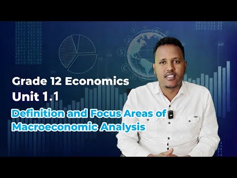 Grade 12 Economics: Unit 1 | 1.1 |  Defnition and Focus Areas of Macroeconomics