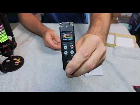 64GB Digital Voice Recorder Voice Activated Recorder with Playback