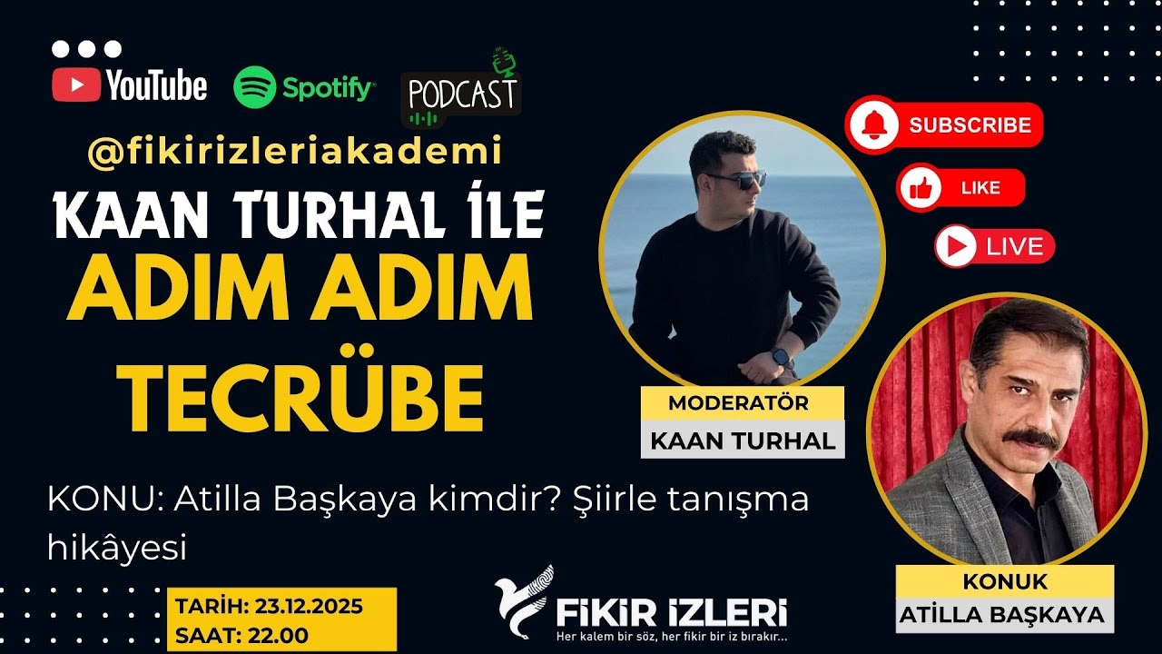 Kelimelerin Yankılandığı Gece | ‪Atilla Başkaya‬ ile Şiir