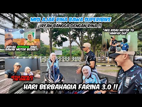 RINA JADI GENG RIDER AITEAM TERBARU!!! HAPPYNYA DAPAT BELAJAR MOTOR!!! BAHAGIA ATAUPUN TIDAK?