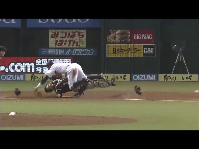 5回裏 ライオンズ栗山が疾風怒濤の走塁を見せて追加点!! 2014/7/9 L-M