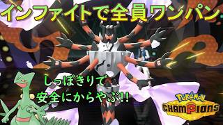 【ポケモンチャンピオンズ】新メガ最強！？インファイトで全てを破壊するメガガメノデス！！