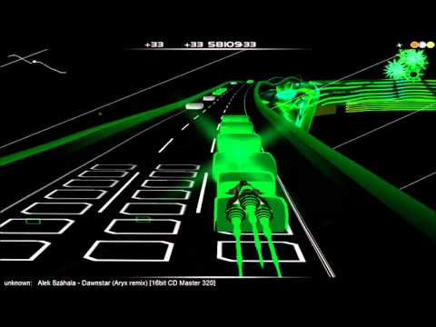 Alek Száhala - Dawnstar (Aryx remix) in Audiosurf