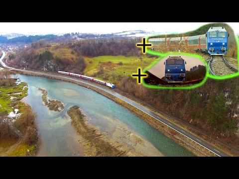 [3xMC Drone] IR1834 + Dronă + Vânt Puternic = Urmărire tren cu peripeții - Bratca, jud. Bihor