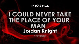 I Could Never Take The Place Of Your Man | Jordan Knight karaoke