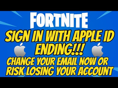 Fortnite Sign In With Apple ID Ending Change Your...