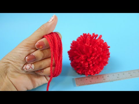 DIY Pom Pom | Super Easy Pom Pom Making Ideas using Fingers | Amazing​ Trick​ | Diy Yarn Studio