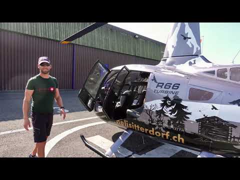 Heliflug ab Sitterdorf TG mit Michi, Hampi und Rolf zum Klöntalersee