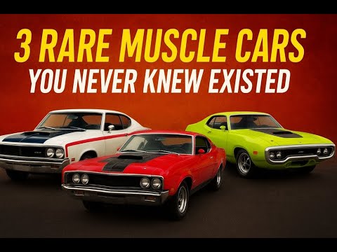 3 Rare Muscle Cars You Never Knew Were Absolute MONSTERS!