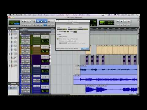 Inserting Time in Pro Tools