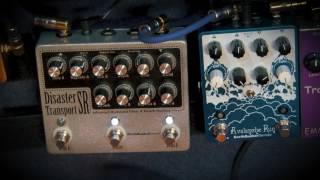 Video thumbnail for The difference between EarthQuaker Devices Avalanche Run and Disaster Transport Sr. by The Pedal Zone