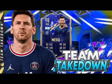 98 TOTY Lionel Messi Team Takedown!!!