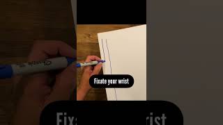 Can’t draw a straight line? (without a ruler) Do this!