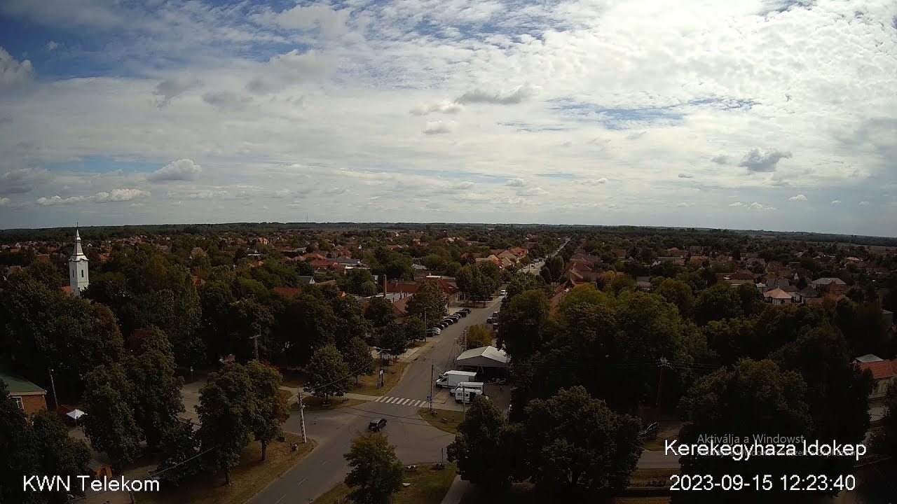 Live webcam view of Kerekegyháza Skyline Panorama