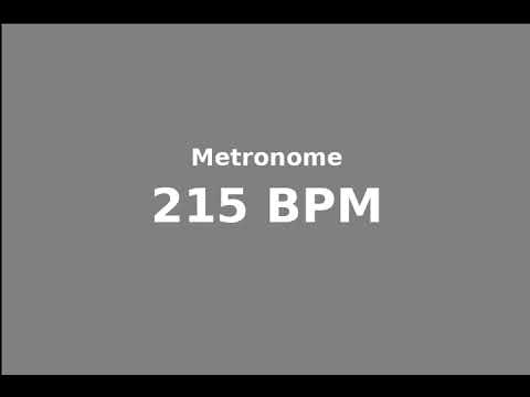 metronome 215 bpm