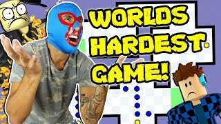 WORLDS HARDEST GAME! YOU WILL DIE! YOU WILL FAIL! RAGE QUIT NOOB! SUPERHERO GAME SQUAD LET'S PLAY