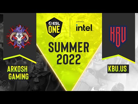 Dota2 - Arkosh Gaming vs. KBU.US - Game 1 - DPC NA Tour 3 - ESL One Summer 2022