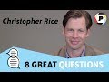 Christopher Rice (author of Ramses the Damned) | 8 Great Questions Video