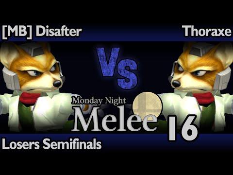 MNM 16 Melee - Disafter (Fox) vs Thoraxe (Fox, Marth) - Losers Semifinals