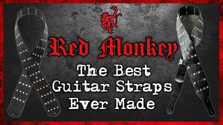 Video thumbnail for Red Monkey Guitar Straps ...The BEST Custom Premium Leather Guitar Straps Made! by Brutes Magootes