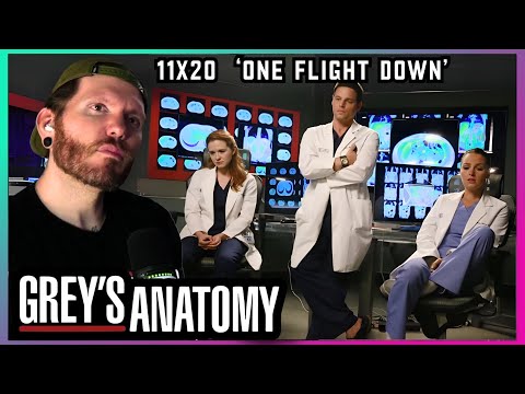 FIRST TIME WATCHING Grey's Anatomy REACTION 11x20 'One Flight Down'
