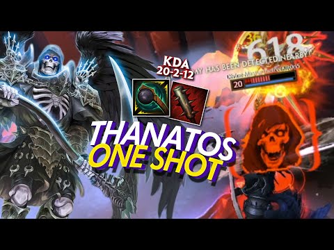 THANATOS JUNGLA Gana Partidas Hasta con Lag! - SMITE